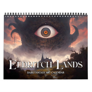 2026 Eldritch Lands 5 Dark Fantasy Horror Art Calendar