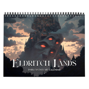2026 Eldritch Lands 6 Dark Fantasy Horror Art Calendar