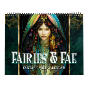 2026 Fairies & Fae 2 Fantasy Art Calendar