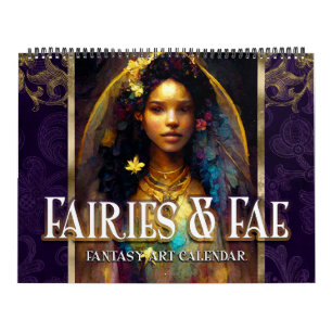 2026 Fairies & Fae 5 Fantasy Art Calendar