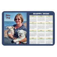 2026 Family Calendar Photo Magnet