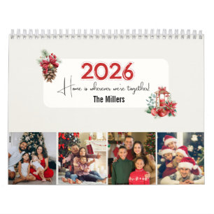 2026 Family Photo Collage Calendar Christmas Gift