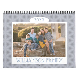 2026 Family Photos Seasonal Patterns  Calendar