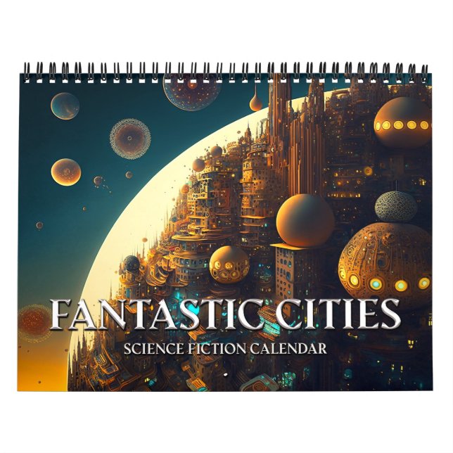 2026 Fantastic Cities Science Fiction Calendar (Cover)