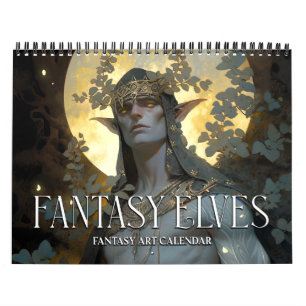 2026 Fantasy Elves Fantasy Art Calendar