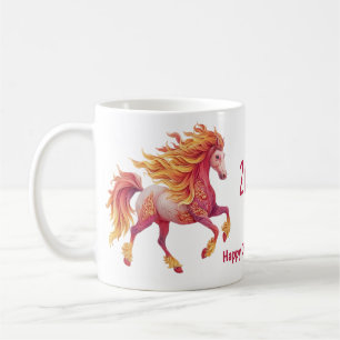2026 Fiery Horse – Happy Chinese New Year Coffee Mug