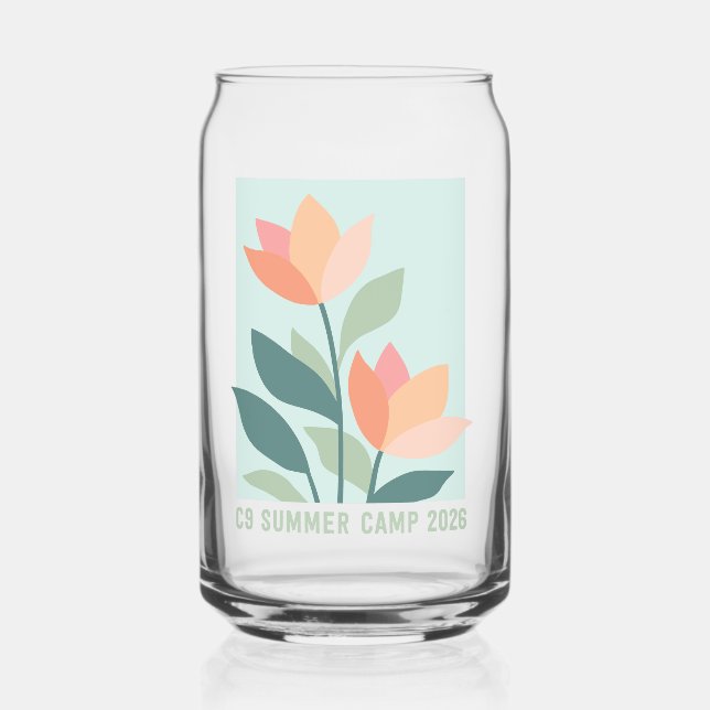 2026 Flower Glass Can (Front)