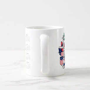 2026 Football Calendar USA, Canada, Mexico Coffee Mug