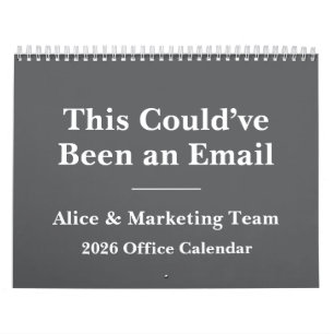 2026 Funny Office Meeting Madness Calendar