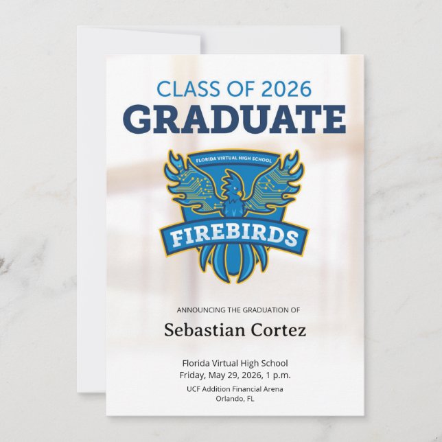 2026 FVHS Graduation Announcement (Light) (Front)
