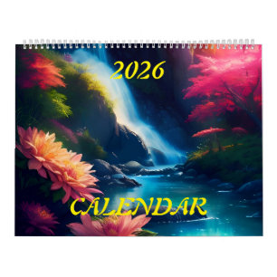 2026 Glorious Gorgeous Waterfall Splendour Calendar