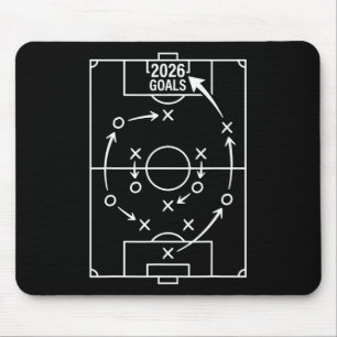 2026 Goals Soccer Strategy  Mouse Mat
