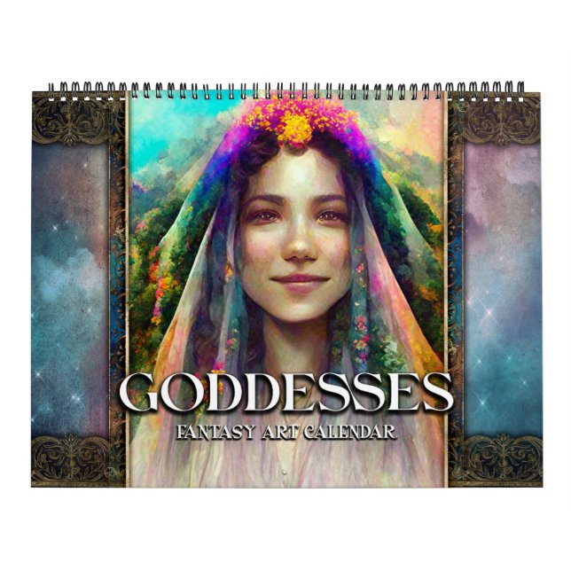 2026 Goddesses Fantasy Art Calendar (Cover)