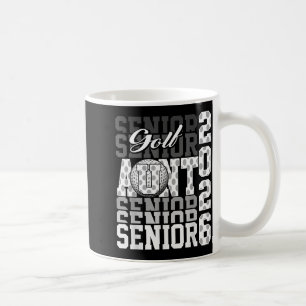 2026 golf senior aunt graduation coffee mug