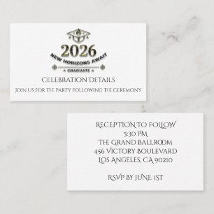 2026 Grad Details Card / Graduation Details