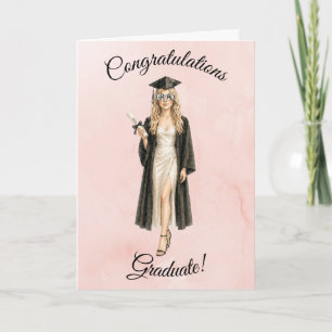 2026 Graduation Card Girl