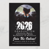 2026 Graduation Chalk Board Photo