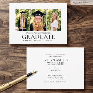 2026 Graduation Party Invitation Classic Photo