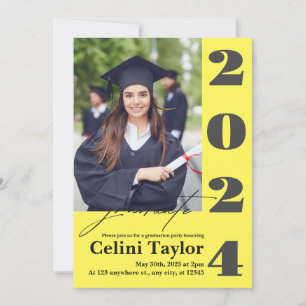 2026 Graduation Party Invitation with Photo 