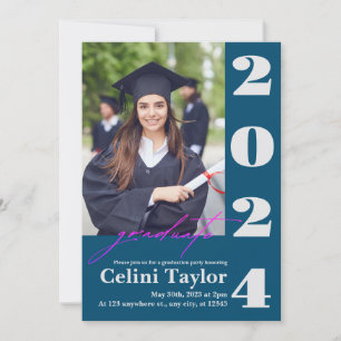 2026 Graduation Party Invitation with Photo 