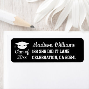 2026 Graduation Personalised Grad Return Address