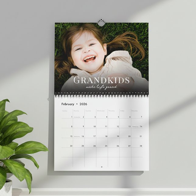 2026 Grandkids Make Life Grand Custom Photo  Calendar (Creator Uploaded)