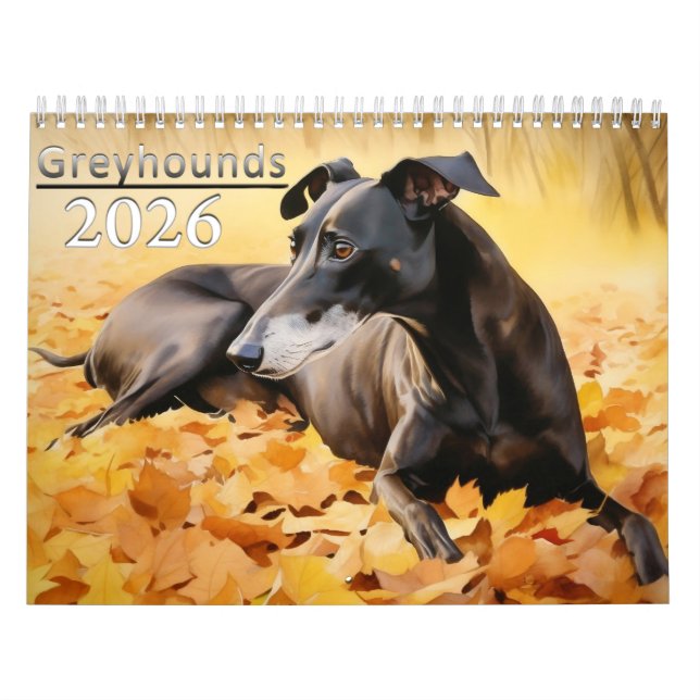 2026 Greyhounds  Calendar (Cover)