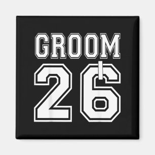 2026 Groom Engagement Party Matching Honeymoon Magnet