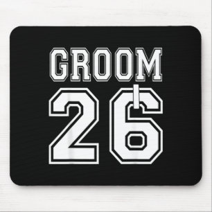 2026 Groom Engagement Party Matching Honeymoon Mouse Mat