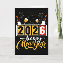 "2026 Happy New Year" Celebration Design