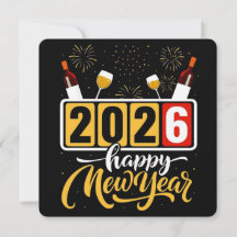 "2026 Happy New Year" Celebration Design