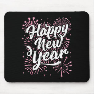 2026 Happy New Year Eve Party Firework Men Women K Mouse Mat