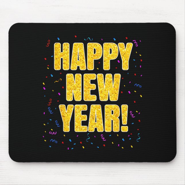 2026 Happy New Year Family Matching New Year Party Mouse Mat (Front)