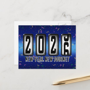 2026 Happy New Year Odometer Postcard