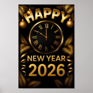 "2026 Happy New Year"  Poster