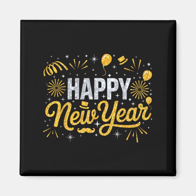 2026 Happy New Year's Eve Party Crew Squad Family  Magnet (Front)