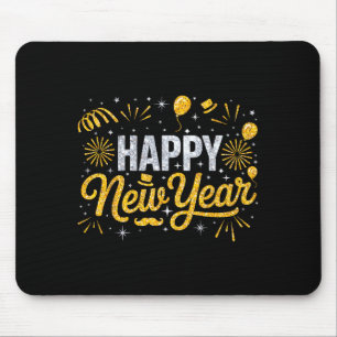 2026 Happy New Year's Eve Party Crew Squad Family  Mouse Mat