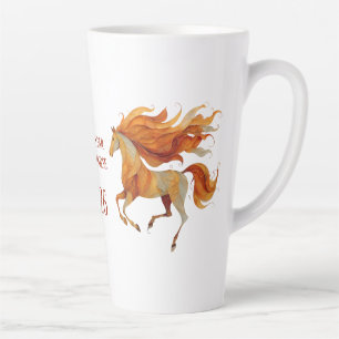 2026 Happy Year of the Horse Design Latte Mug
