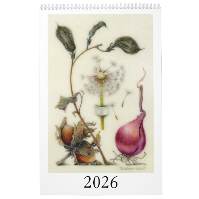 2026 Hoefnagel-Inspired Calendar - D. Walser-Kolar (Cover)