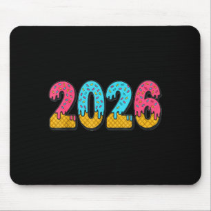 2026 Ice Cream Drip Meme New Year Gen Alpha Slang  Mouse Mat