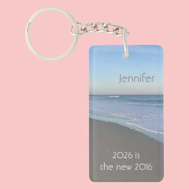 2026 is the new 2016 Beach with Name Key Ring (Creator Uploaded)
