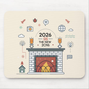 2026 Is The New 2016 Digital Culture Vector Mouse Mat
