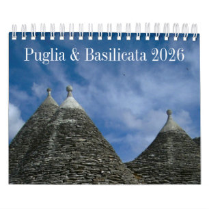2026 Italy calendar - Puglia & Basilicata