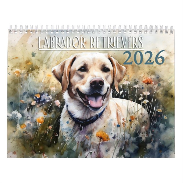 2026 Labrador Retriever Calendar (Cover)
