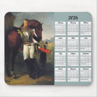 2026 Lieutenant Charles Legrand Painting Calendar Mouse Mat