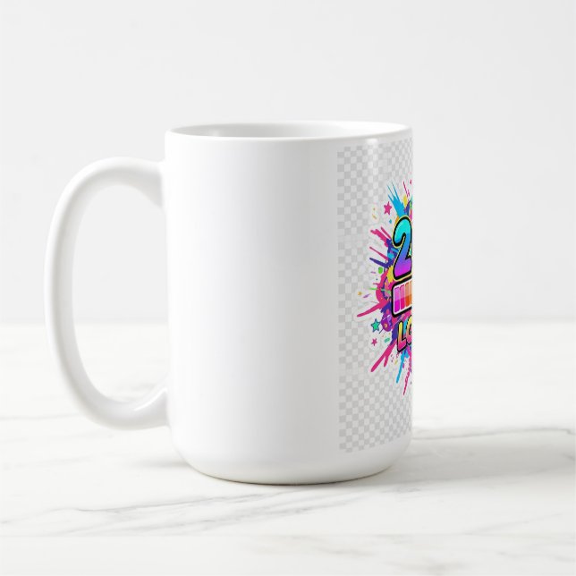 2026 Loading... Progress Bar Sticker Coffee Mug (Left)