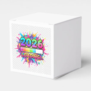 2026 Loading... Progress Bar Sticker Favour Box