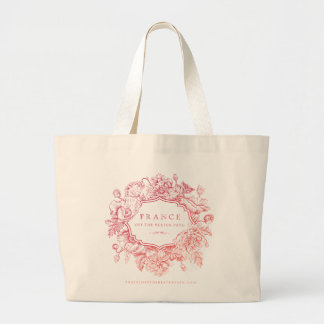 2026 logo red/pink color tote bag, long handle