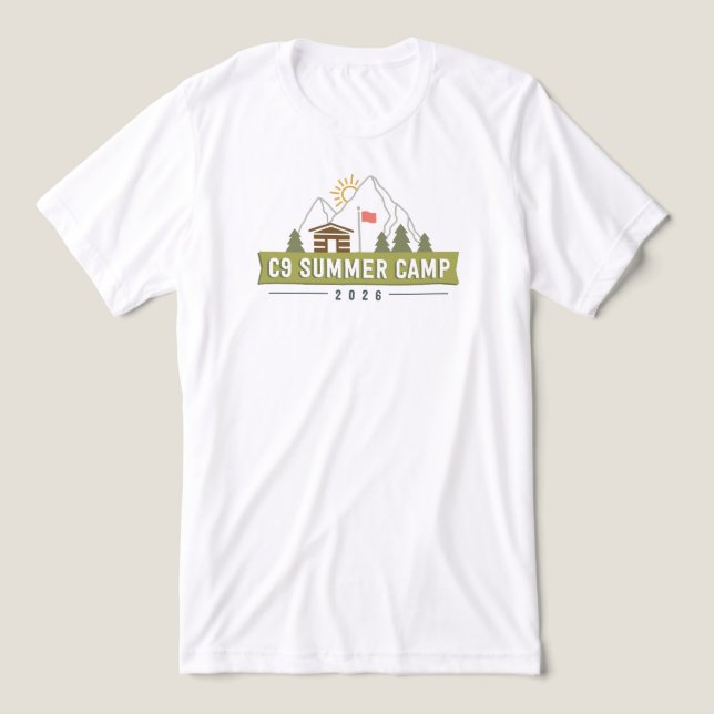 2026 Logo Shirt - White  (Design Front)