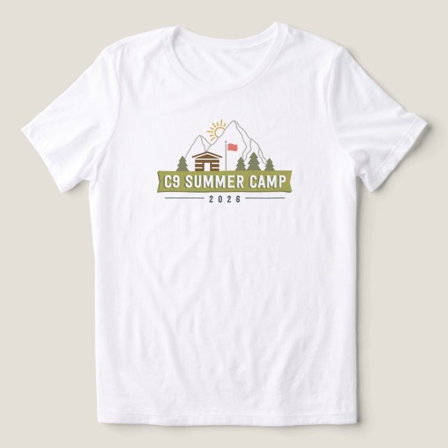 2026 Logo Tee - White Women's Cut (Design Front)